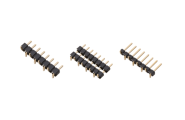 ナイロン製品 ピンヘッダー / PSM-21(T〇) ピン(角ピン)2.00mmピッチ SMTストレート(1列)(差込ピン長4mm)
